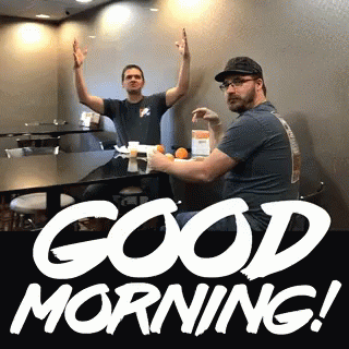 Good Morning In Sign Language Two Guys GIF