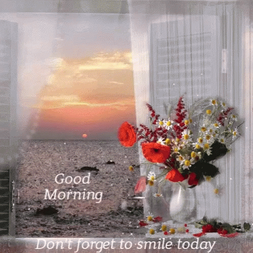 Good Morning Inspirational Glittery Day GIF