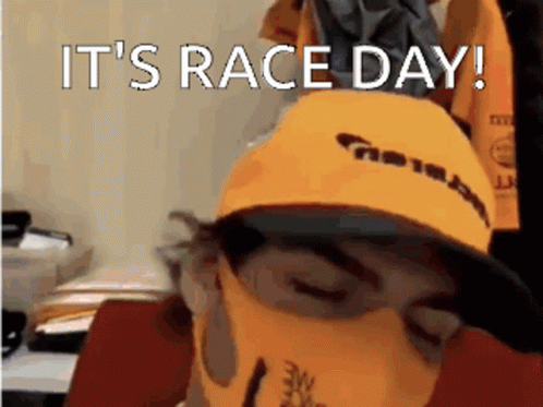 Good Morning It's Race Day Sign