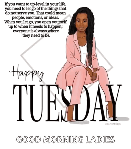 Good Morning It's Tuesday Sassy Lady GIF