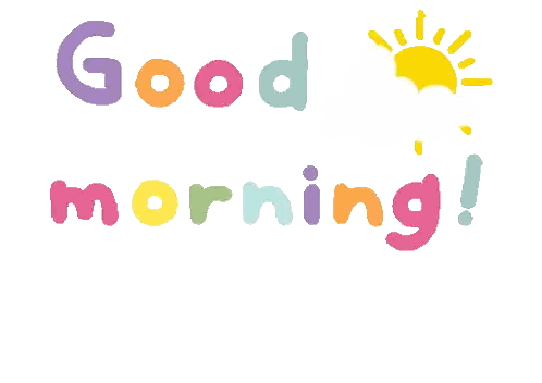 Good Morning Kamar Kita Sign with Sun