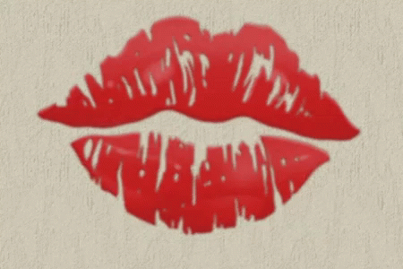 Good Morning Kiss Red Lips GIF
