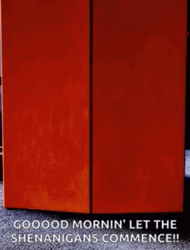 Good Morning Let Me Shenanigans Commence GIF