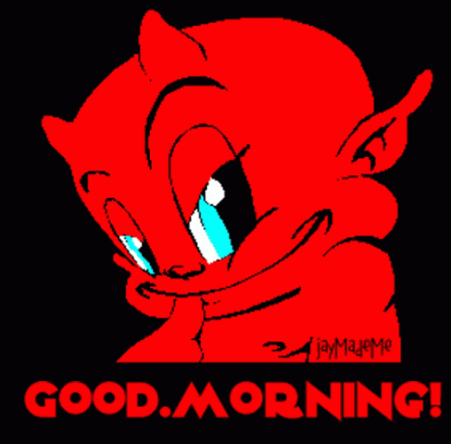 Good Morning Little Devil GIF