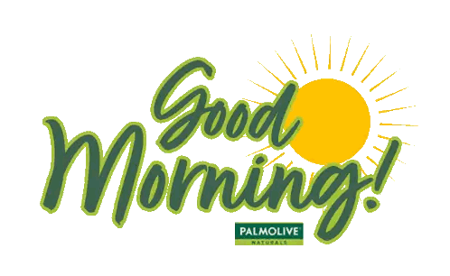 Good Morning Logo in Green and Yellow
