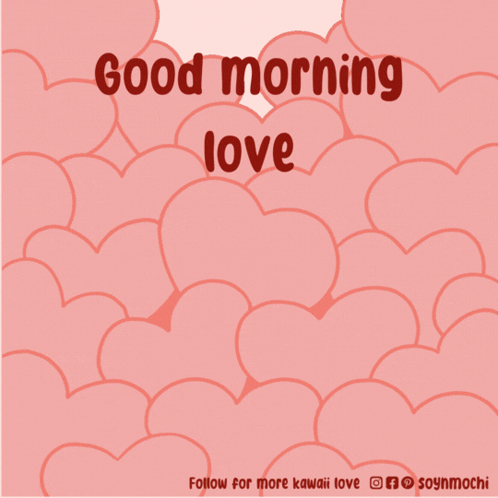 Good Morning Love Poster with Corgi