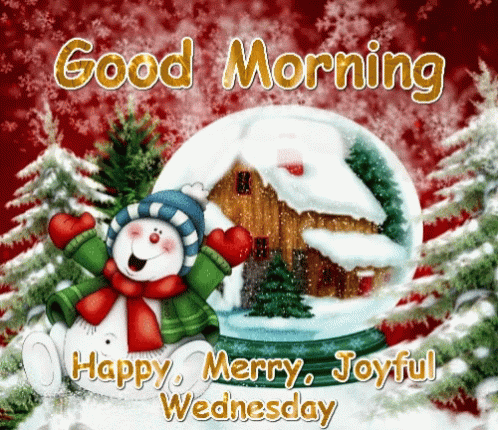 Good Morning Merry Christmas And Joyful Wednesday GIF