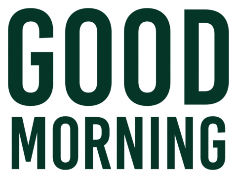 Good Morning Monday Beaming Font Color GIF
