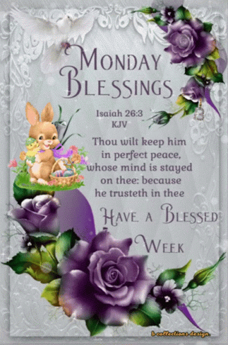 Good Morning Monday Blessings Isaiah GIF