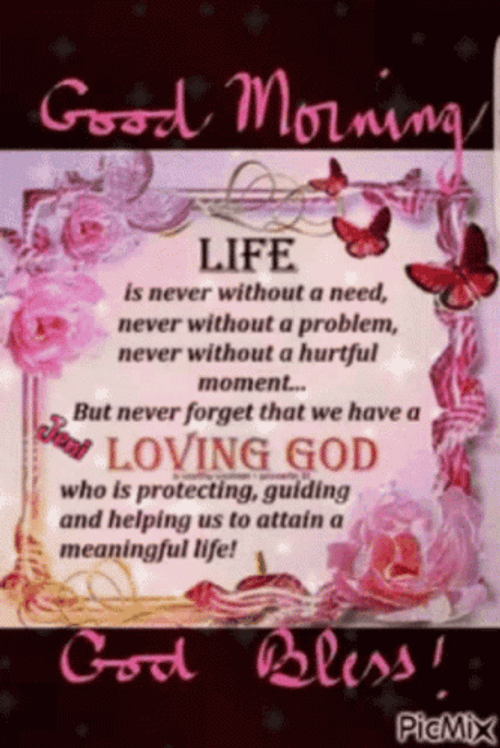 Good Morning Monday Blessings Loving God GIF