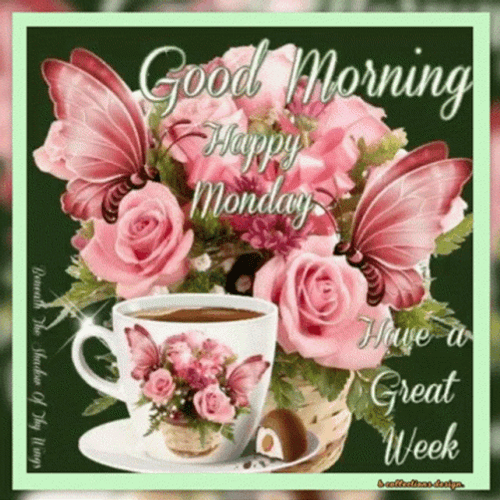Good Morning Monday Blessings Week GIF