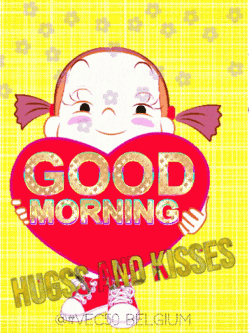 Good Morning Monday Funny Animated Girl GIF