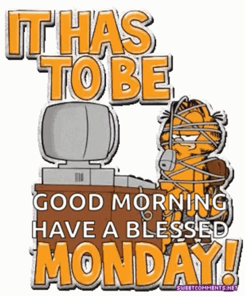 Good Morning Monday Funny It Has To Be GIF