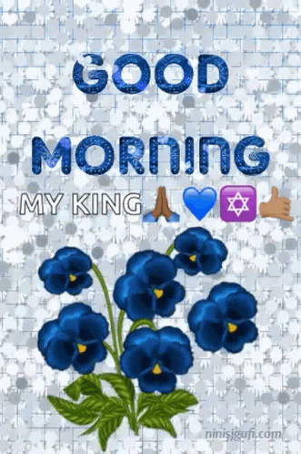 Good Morning My King Greeting Card GIF