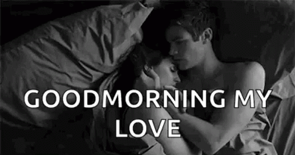 Good Morning My Love Bed Cuddle GIF