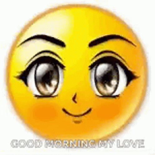 Good Morning My Love Emoji GIF