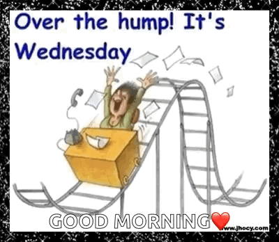 Good Morning Over The Hump It's Wednesday GIF