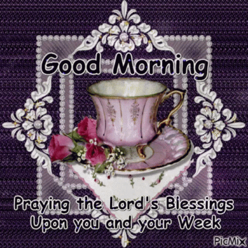 Good Morning Praying Blessings GIF