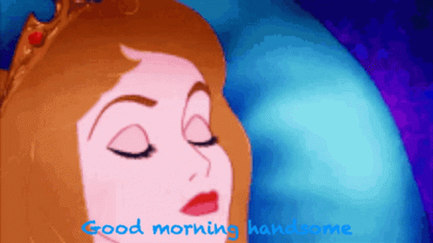 Good Morning Princess Sleeping Beauty GIF