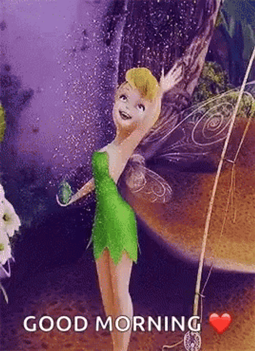 Good Morning Princess Tinkerbell GIF