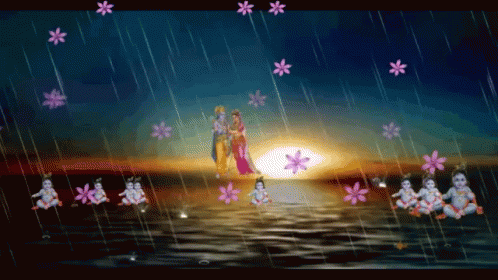 Good Morning Rainy Day Buddhist Tradition GIF