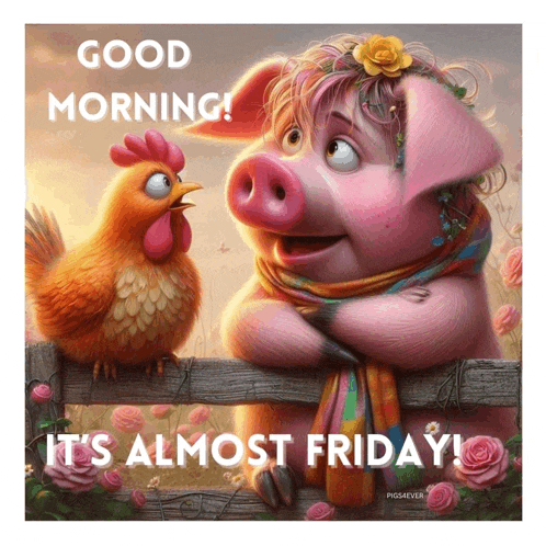 Good Morning Rooster Meme GIF