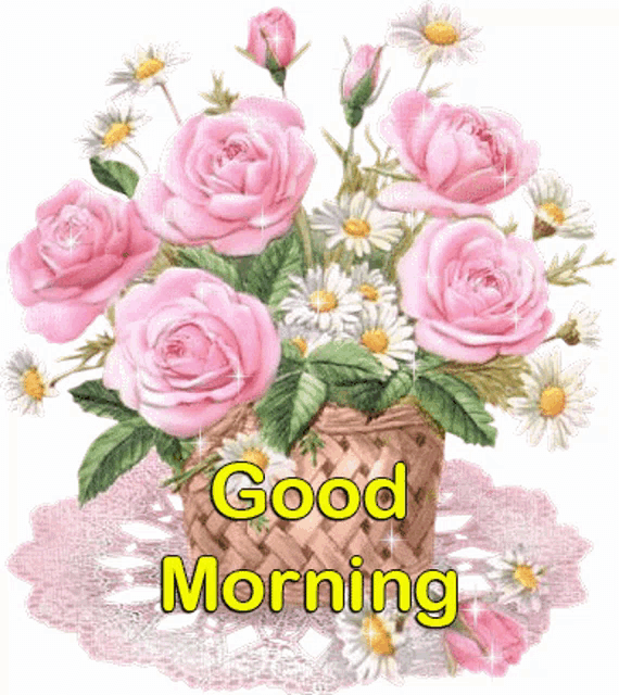 Good Morning Rose Gif GIF