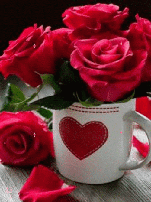 Good Morning Love Rose GIFs, Tenor