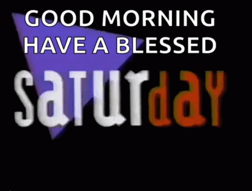 Good Morning Saturday Retro Aesthetic GIF