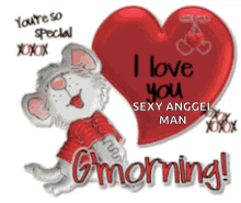Good Morning Sexy Angel Man Rat GIF