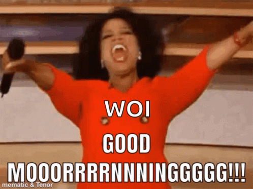 Good Morning Shout Out By Oprah Winfrey GIF