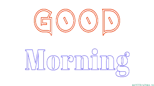Good Morning Sign