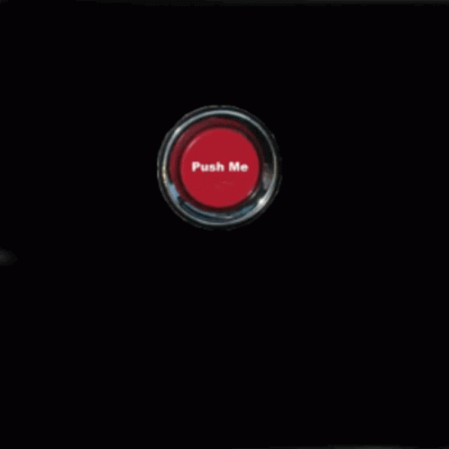 Good Morning Sign With Red Button