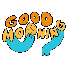 Good Morning Sign With Smiling Sun