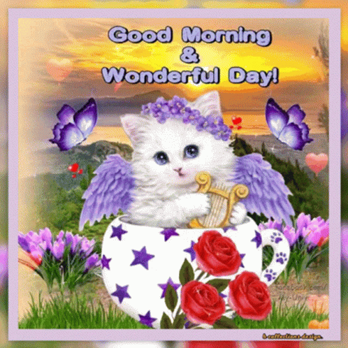 Good Morning Smile and Have Nice Day Waterfall