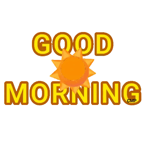 Good Morning Sun Sticker