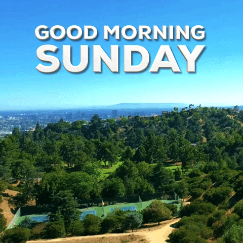 Good Morning Sunday Nature Peaceful View GIF