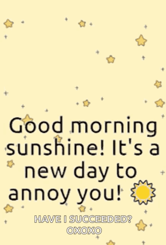 Good Morning Sunshine In Sign Language GIF