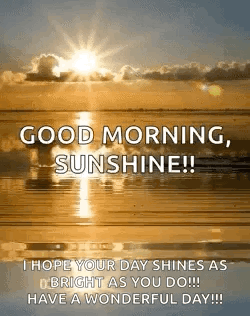 Good Morning Sunshine GIF