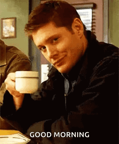 Good Morning Supernatural Dean Winchester GIF