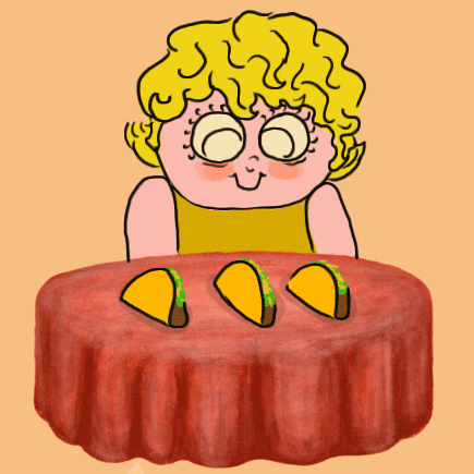 Good Morning Taco Tuesday Hungry Wobbly Eyes GIF