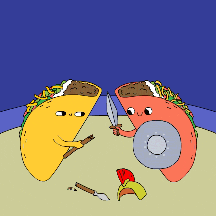 Good Morning Taco Tuesday Sword Fight GIF