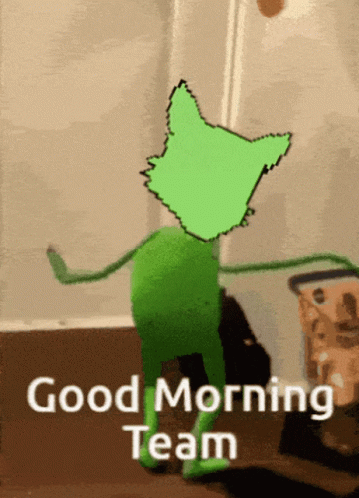 Good Morning Team Dancing Fox Animation GIF