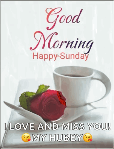 Good Morning Text in Blue Sky