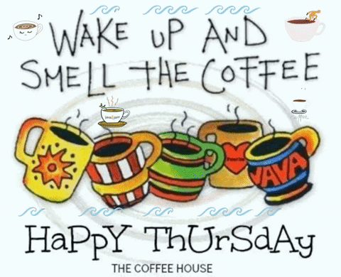 Good Morning Thursday Funny Coffee GIF