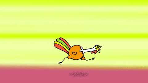 Good Morning Turkey Chase By Wild Rider GIF