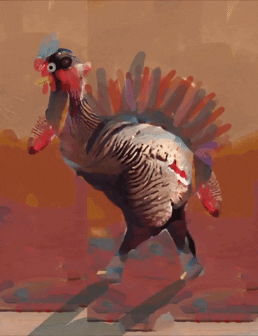 Good Morning Turkey Walking GIF
