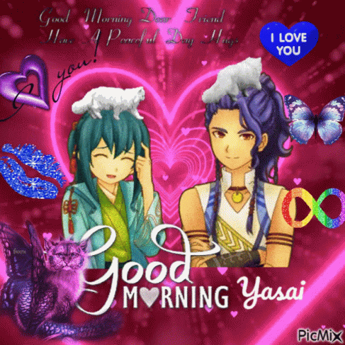 Good Morning Yasi Greeting Card GIF