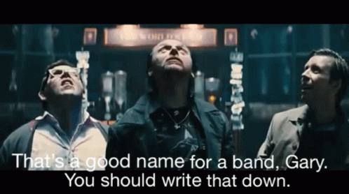 Good Name For Band Gary Write That Down GIF