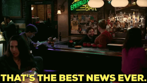 Good News Best News Ever Hug GIF